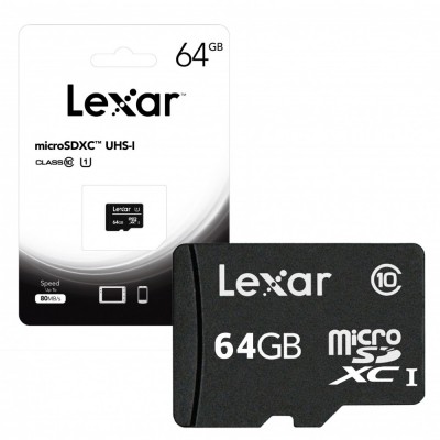 Thẻ nhớ Micro SDXC Lexar 64GB microSDHC - USH-I Class 10 U1
