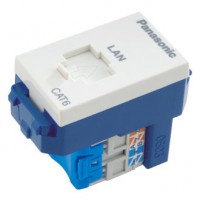 Ổ cắm mạng data CAT6 (RJ45 - 8P8C) - WEV24886SW (nhân mạng âm tường)